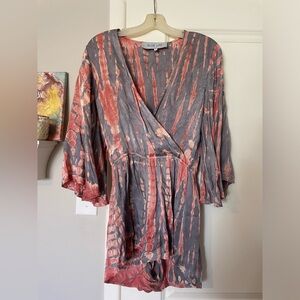 Blue Life Tie-Dye Romper